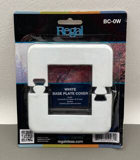 Regal 777642100312 Ideas Bc-ow Base Plate Cover White New Sealed
