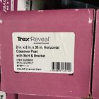 Reveal Trex Aluminum Railing Crossover Post Black 2 X2 X36 652835169102 Reveal Trex Aluminum Railing Crossover Post Black 2 X2 X36 652835169102