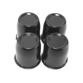 Rhinotuning 20274327mbx4-rt Stainless Steel Push Through Center Caps 3.19 Inch For Trailer Truck Rv Wheel
