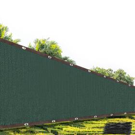 Ribbonlic Boi-ribbonlic-27 6 X 50ft Privacy Screen Fence Heavy Duty With 80 Zip Ties 90% Visi