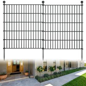 Richmen 008678303874 10 Panels Garden Fence Dog 32in H X 23.6ft L Fencing - Scratch And Dent