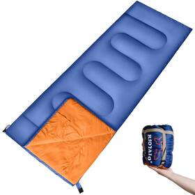 Rioyalo Ra-ssb-sq-nvor1 3 Season Ultralight Backpacking Sleeping Bag Cool/warm Weather Lightweight