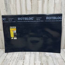 Rb6x6pw Rotbloc 5x 6x6 Wood Post Barrier Wrap. Cpr