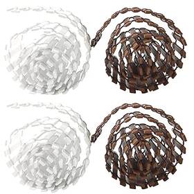 Royhoo 716942383650 4pcs 35inch Miniature Fairy Garden Ornament Fence Wood Picket For