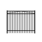 Rs36b20272 Jerith Black Jefferson Powder Coated Aluminum Fence Gate 766463020763