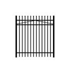Rs48b10160 Jerith Fade Resistant Black Washington Aluminum Fence Gate 766463011365