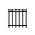 Rs60b20260 Jerith Black Fade Resistant Jefferson Aluminum Fence Gate 766463004947