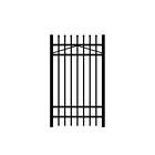 Rs72b10136 Jerith Black Washington Fade Resistant Aluminum Fence Gate 795108222453