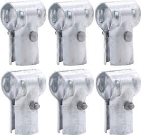 Running 313087679633 Kinnan 1-5/8 X End Rail T Clamp Chain Link Fence