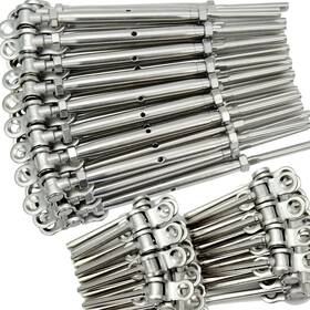 8phl30 Saiksa Sa1/8phl30 Cable Railing Hardware Kit For 1/8 Inch System Of Wood Post Adjus