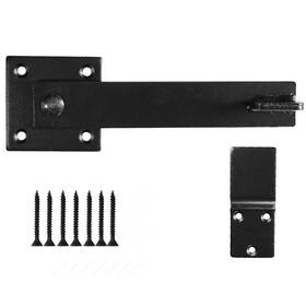Sankins B0854d3g85 5.5 Inch Fence Gate Latch Barn Door Flip Hardware Farm Lock Heavy Duty Wroug