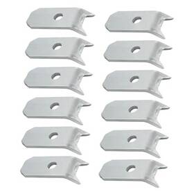 Tr-clip-12 Saqxk Pcs Trailer Wood Deck Clips Heavy Duty Floor Hold Down Steel 1/4 Inch 12