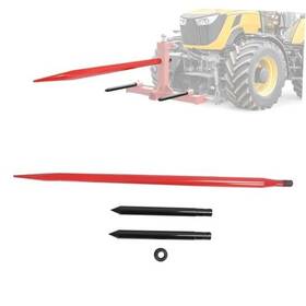 Scarman Llc Go-4914 49 Inch Hay Bale Spear 3000 Lbs With Stabilizers Pair Fit For Skid Steer Tractors