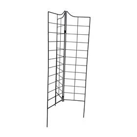 Scendor 975210901840 3-panel Folding Garden Trellis 45.3 Inch H X 9.6 W Metal Decorative For