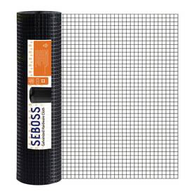 Seboss Bhc-400 Black Hardware Cloth 1/2 Inch 48 X 100 Ft 19-gauge Vinyl Coated Wire Mesh Ro
