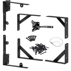 Securitoday Mkzj1115 Gate Hardware Kit For Wood Fence Corner Brace Bracket Anti Sag Frame Hardwa