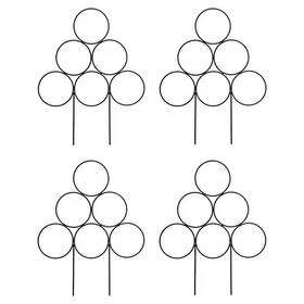 Senqwfa 445045626687 14.2 Inch Metal Round Stackable Trellis For Climbing Plants Indoor Outdoor Potte Senqwfa 445045626687 14.2 Inch Metal Round Stackable Trellis For Climbing Plants Indoor Outdoor Potte