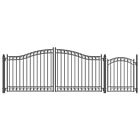 Set14x4dubd Aleko Dublin Style Iron Wrought Dual Driveway Combo 655222805171