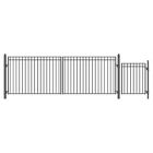 Set18x4madd Aleko Madrid Style Dual Black Driveway Gate And 655222804884