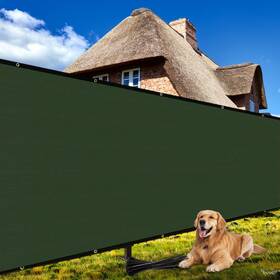 B094z9z8sd Shade&beyond 6ftx50ft Heavy Duty 170 Gsm Green Privacy Fence Screen Mesh