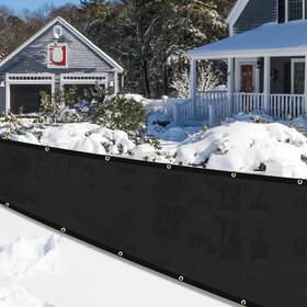 Fr01-f-550 Shade&beyond 5ft X 50ft Privacy Screen Fence - 90% Blockage 170 Gsm Heavy Duty Windscreen F Fr01-f-550 Shade&beyond 5ft X 50ft Privacy Screen Fence - 90% Blockage 170 Gsm Heavy Duty Windscreen F