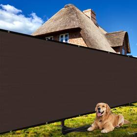 Fr065070 Shade&beyond 6 X 50 Fence Privacy Screen Heavy Duty 170 Gsm Fencing Mesh