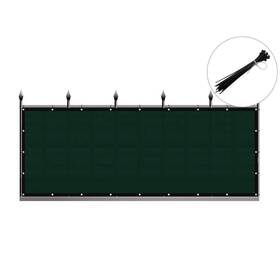 Shatex Pfsdgr0550 5 X 50 Ft. Privacy Fence Screen Heavy-duty 90% Blockage Shade Cover