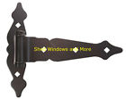 Shed Windows And More Heavy Duty Decorative Steel T Hinge 8 1 Pr Gate W Bolts 602464965811