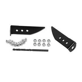 Shmtool 768917191258 Black Batwing Upper Fairing Support Bracket Repair Kit For Harley Electra