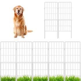 Gfm-f30a-wh12x30x10-1224 Shoplala Decorative Garden Fence Outdoor 10 Panels 12.5in L X31in H Animal Barrier