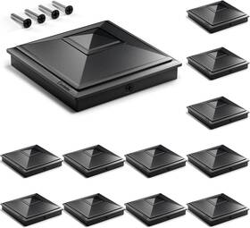 Siedinlar 313020445417 4x4 Pyramid Post Caps Waterproof Outdoor Cover Fits
