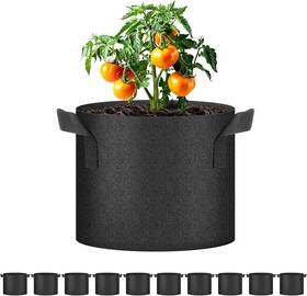 Glgrowbag5x5blkv2x2-e Simple Deluxe Grow Bags 5 Gallon 10 Pack 2025version