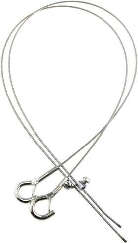 Glcpgomv-19-2 Sjzbin Gate Latch Cable Pull 2pcs Stainless Steel 19 Inch