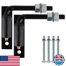 B0d2w242z8 Skelang 1/2 Inch J-bolt Hinge Heavy Duty Gate Hole Base Mount For Wooden Iron