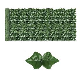Fen-123 Skloopearg Artificial Ivy Privacy Fence Screen 39.4 Inch X 118 Uv-anti Fake Leaves Plant Vi