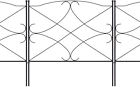 Sky4565 Unbranded Metal Garden Fence Inch Interlocking Panels Foldable 842957109708