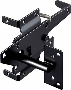 Skysen 313031140141 Carbon Steel Vinyl Wood Fence Post Mount Gate Latch 2066-cs-p