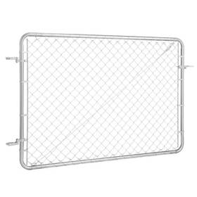 Skyshalo 705353847622 Chain Link Fence Gate 72 X 48 Inch Metal Adjustable Panel Fit 2