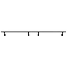 Skyshalo Snlzyxl7ft5cm62ylv0-0711 Wall Mount Handrail 7 Inch H X 2.76 W Black Aluminum Alloy Stair Kit
