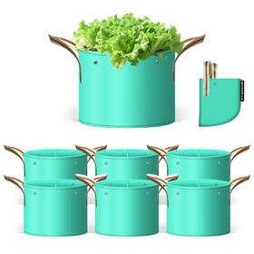 Spondwild Spw-growbag-7p 7 Pcs 20 Gallon Grow Bags Pe Garden For Green