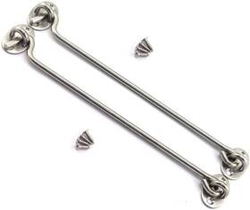 Sqxbk 728456084466 10 Inch Cabin Hook Eye Latch Wind-proof Lock Shed Stainless Steel Gate Door W