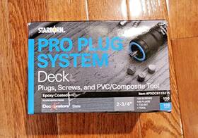 Starborn Industries Pxdc611s275 Pro Plug System Pvc/comp - Epoxy Kit 10 X 2-3/4 Inch 150 165 100 Slate