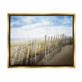 Stupell Industries 196216956672 Seaside Boardwalk Ocean Sand Fence Beach Grass Design By Graffitee Studios