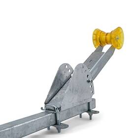 26766 Sturdy Built Adjustable Galvanized Pwc Trailer Winch Seat Mount With Roller