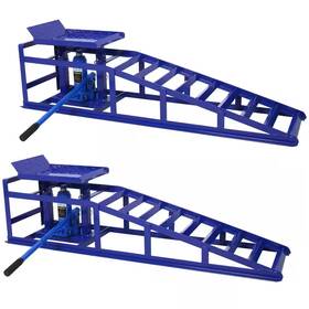 Sudzendf 313037167128 2 Pack 5 Ton Blue Steel Auto Car Truck Service Ramps Lifts Garage Lift Hydr