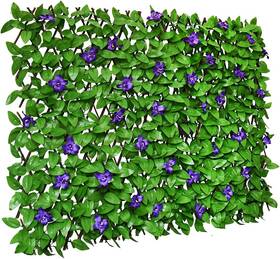 Sumery 313039681639 Expandable Fence Privacy Screen For Balcony Patio Outdoor Decorative Faux Ivy Fe