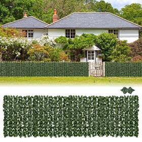 500001 Sumorise 100x60 Inch Artificial Ivy Privacy Fence Wall Screen Hedges