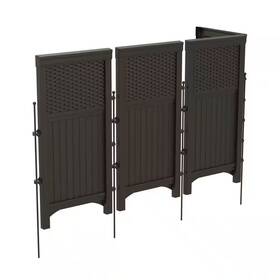 Suncast 445025940901 Wicker 44 Inch Resin Screen Enclosure