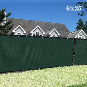 Usawlw-625 Sunnykud 011560795260 Fence Privacy Screen 6ftx25ft Heavy Duty Fencing Mesh Shade Net Cover