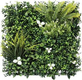 Sunrise 445046610647 20 Inch X Artificial Plant Fence Panel Faux Leaves Grass Wall Privacy Screen Pan